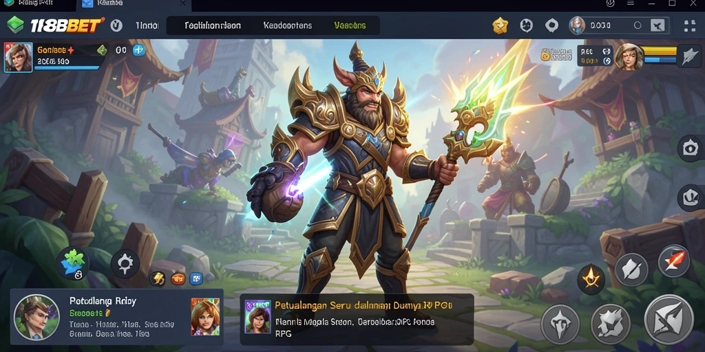 Tampilan menarik dari gameplay RPG 188BET yang seru.